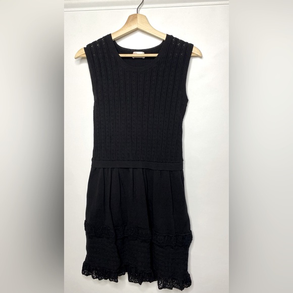 RED VALENTINO Knit Ruffle Dress - Picture 9 of 15